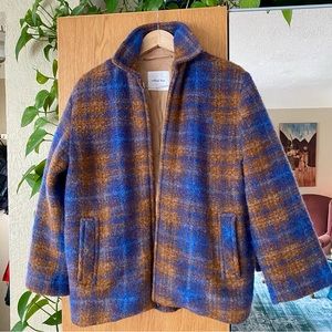 Aritzia Wilfred Plaid Lyon Jacket